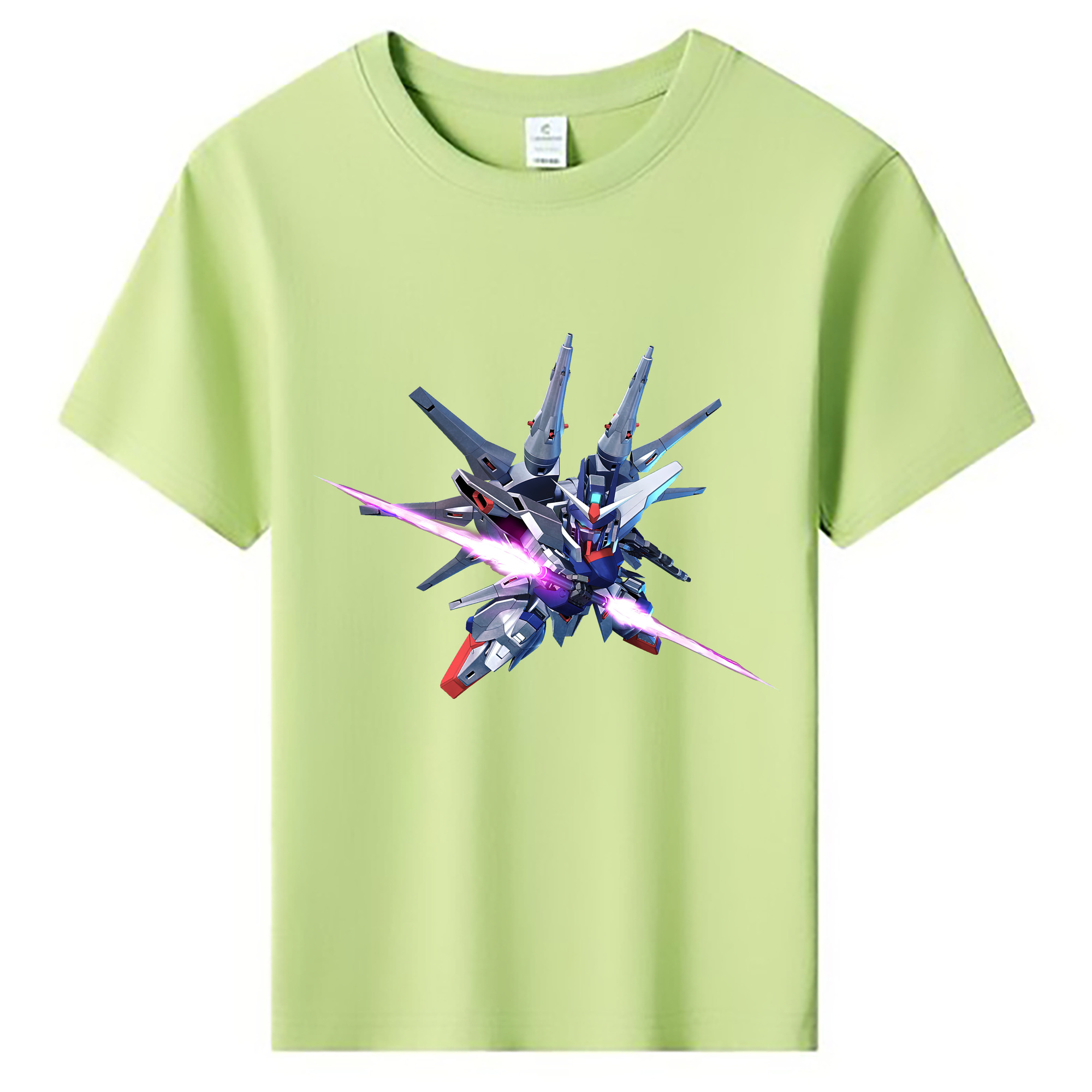 （画像用） 機動戦士ガンダム Mobile Suit Gundam 綿100％キッズTシャツ（フロントプリント）